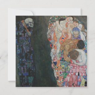 La Mort et la Vie de Gustav Klimt Art Nouveau vint