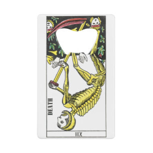 La mort et les cartes de tarot de diable