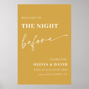 La moutarde La Nuit Avant La Répétition Affiche de