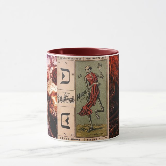 La Muerte Tarot Card Café Mug (Centre)