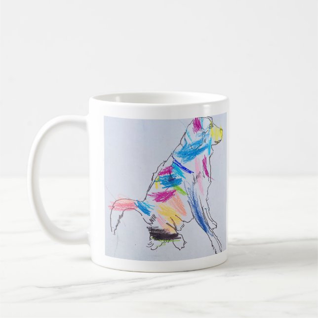 La Mug Chien Arc-en-ciel (Gauche)