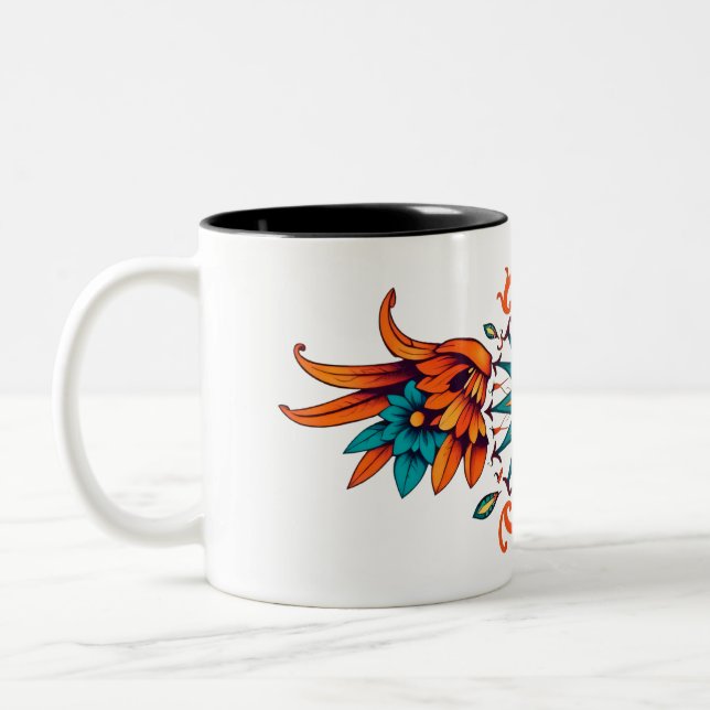 La Mug Classique De Café À Deux Tons (Gauche)