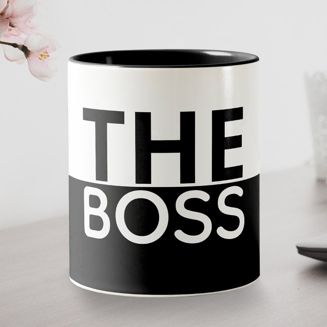 La Mug Contraste Boss (Créateur téléchargé)