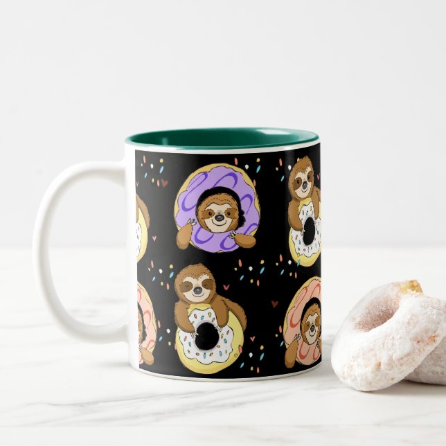 La Mug de café de l'amour du Donut tendre (Avec donut)