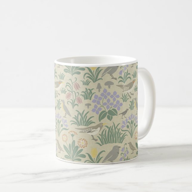 La Mug de café du jardin de Voysey (Devant droit)