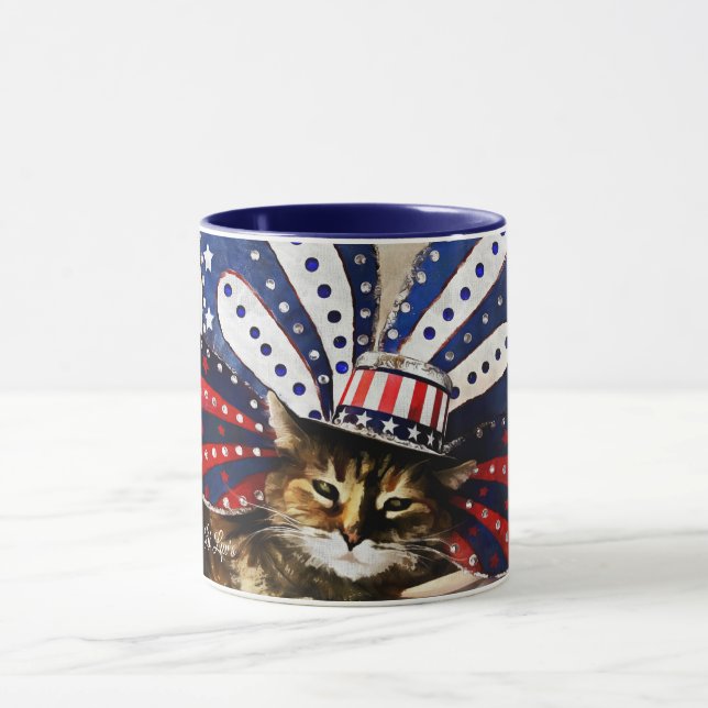 La Mug de café patriotique de Lil Luv (Centre)