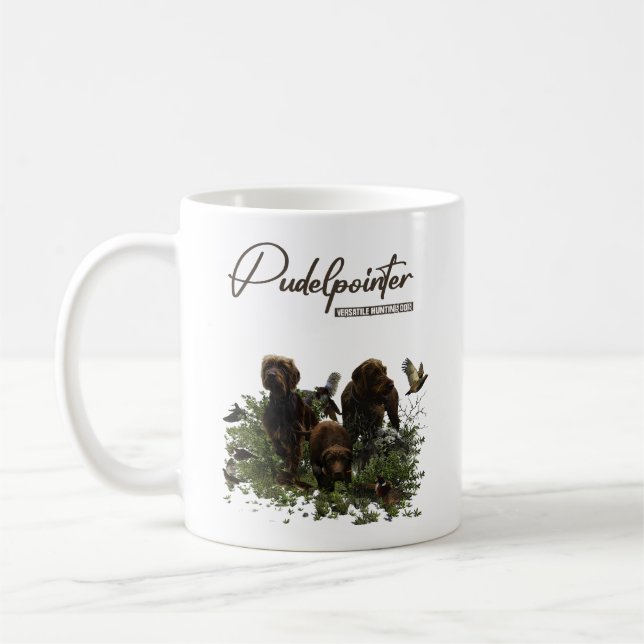La Mug de café Pudelpointer (Gauche)