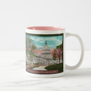 La Mug de café Vintage du Capitol américain