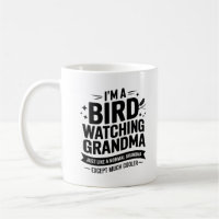 "La Mug de grand-mère qui observe les oiseaux