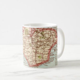 La Mug de l'île de Wight Map