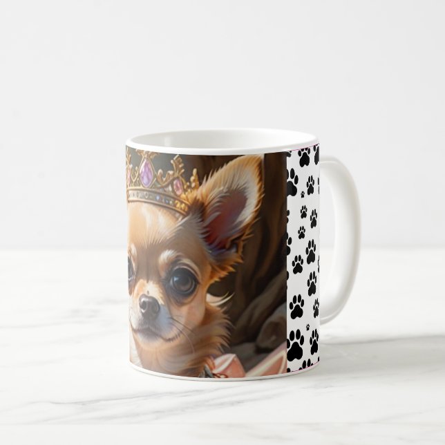 La Mug de voyage Royal Chihuahua (Devant droit)