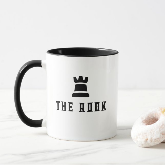 La Mug d'échecs Rook (Avec donut)