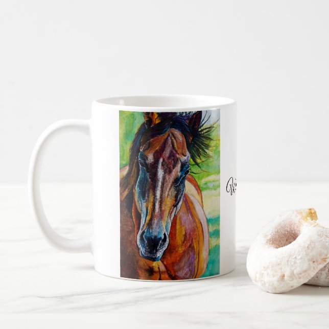 La Mug du Cheval du Feu sauvage (Avec donut)