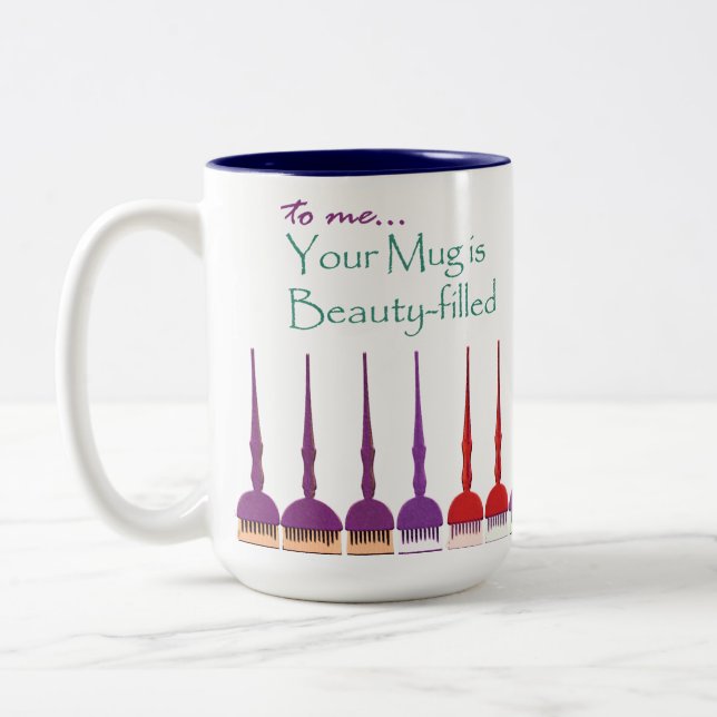 La Mug du coiffeur remplie de beauté (Gauche)