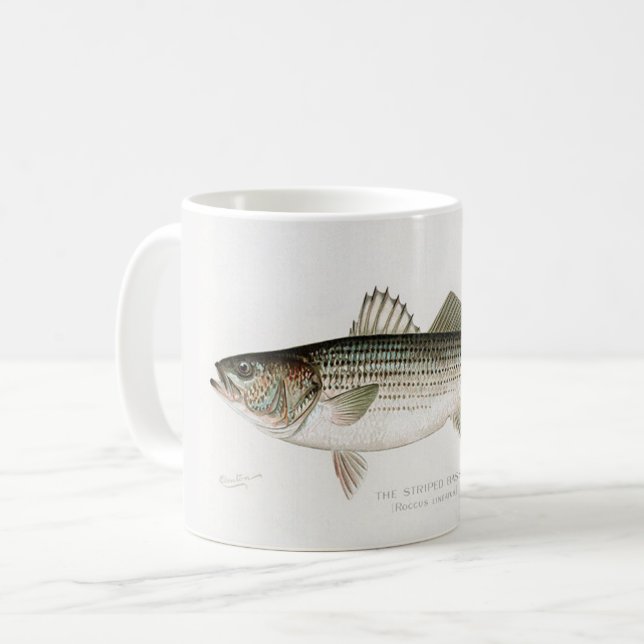 La Mug du pêcheur de basse rayée (Devant gauche)