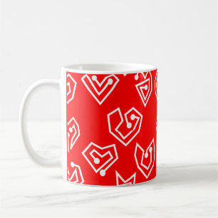 La Mug Mazes de la Saint Valentin blanche