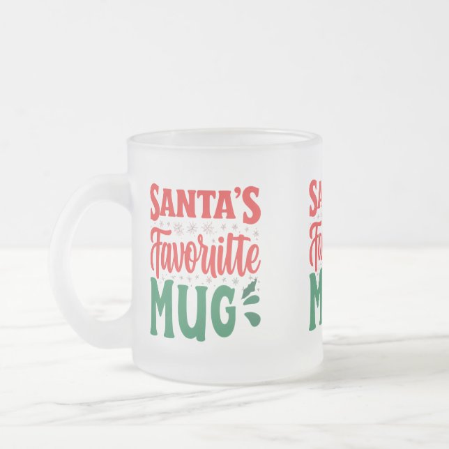 La Mug préférée de père Noël - Glass glacé délice (Gauche)