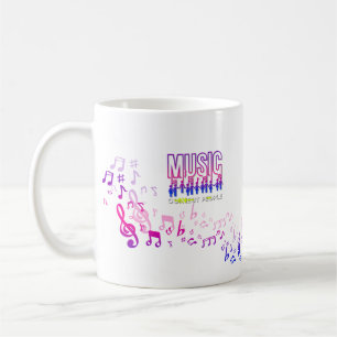 La musique connecte les gens Mug classique #11