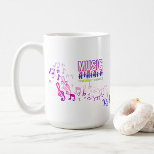 La musique connecte les gens Mug classique #15