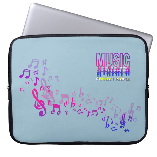 La musique connecte les gens | Sac à manches pour  (Devant)