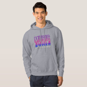La musique connecte les gens   Sweat - shirt à cap