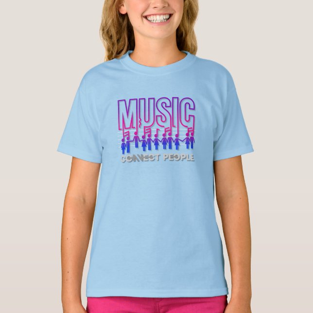 La musique connecte les gens | T-shirt enfant (Devant)