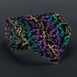 La musique de déclenchement note la cravate<br><div class="desc">Cravate colorée de déclenchement de gradient de motif de notes et de clefs de musique. Un motif de défilement des notes musicales et des clefs triples dans un gradient psychédélique d'arc-en-ciel avec le bleu, l'or, le magenta, les tonalités vertes et pourpres fraîches. Un grand cadeau pour votre musicien ou mélomane...</div>