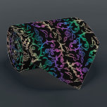 La musique de déclenchement note la cravate<br><div class="desc">Cravate colorée de déclenchement de gradient de motif de notes et de clefs de musique. Un motif de défilement des notes musicales et des clefs triples dans un gradient psychédélique d'arc-en-ciel avec le bleu, l'or, le magenta, les tonalités vertes et pourpres fraîches. Un grand cadeau pour votre musicien ou mélomane...</div>