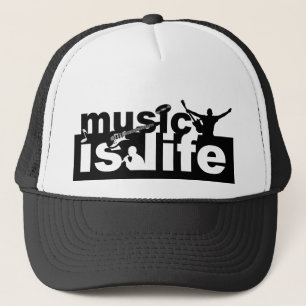 La musique est casquette de vie - choisissez la co