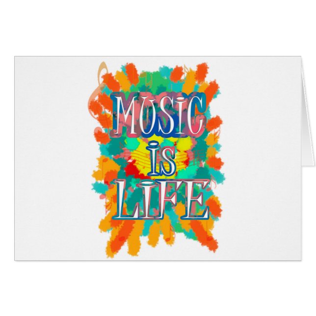 La musique est la vie (Devant horizontal)