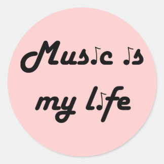 La musique est mon Stickers