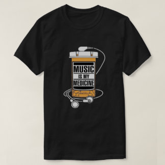 La musique est mon T-shirt de médecine