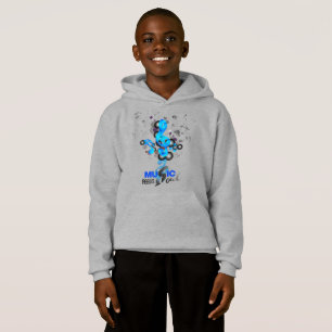 La musique nourrit mon âme   Sweat - shirt à capuc