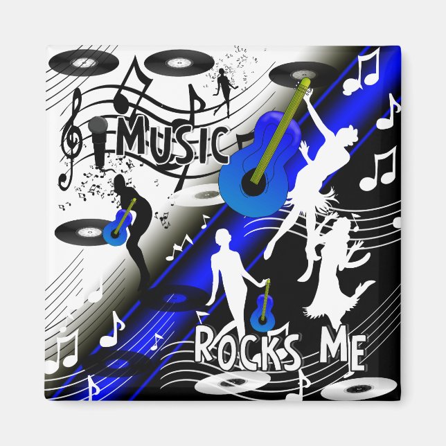 La musique rétro rock 'n' roll Magnet me rend fou (Devant)