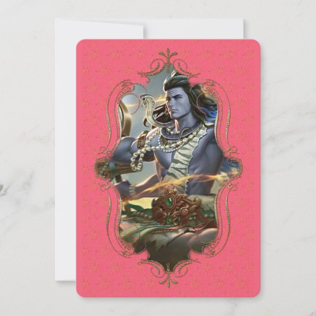 La Mystique De L'Inde 39 - Carte De Vœux (Devant)