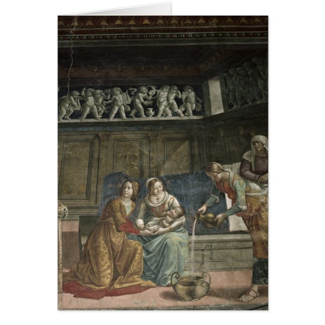 La naissance de la Vierge, 1485-90 (Devant)