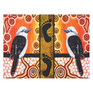 La nappe d'art autochtone de Kookaburra