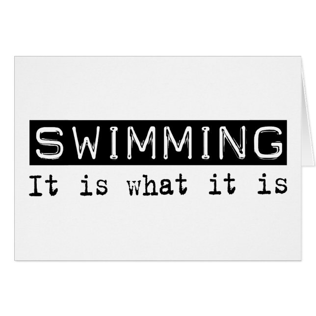 La natation de lui est (Devant horizontal)