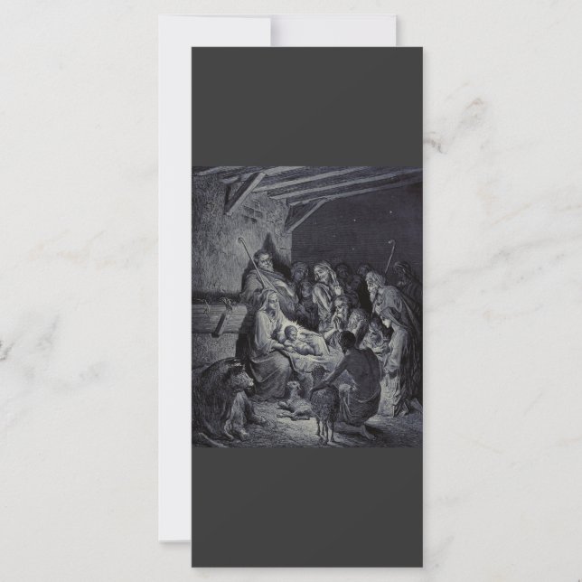 La Nativité par Gustave Doré Encre victorienne de  (Devant)
