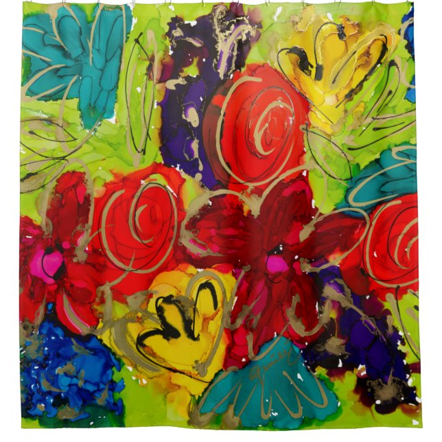 La nature du rideau de douche parle de la lenteur (Devant)