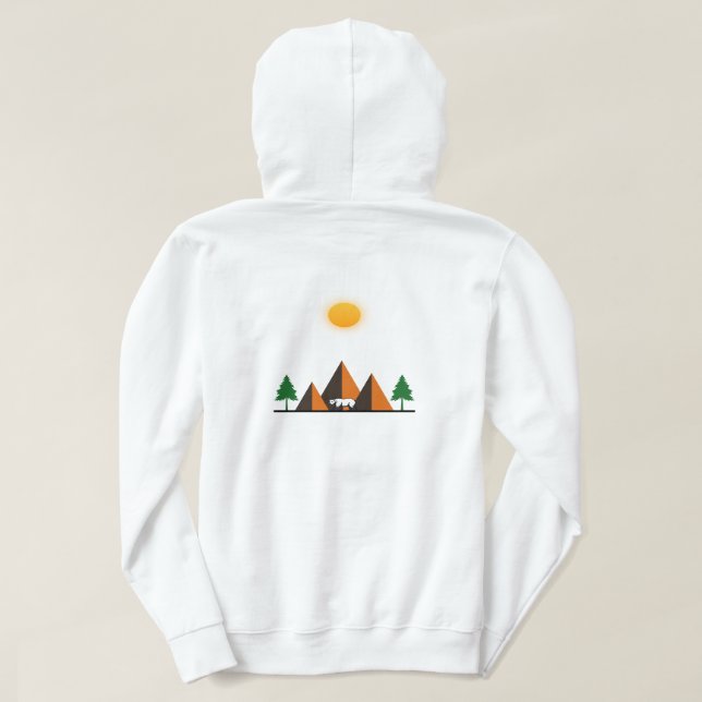 La nature échappe à la Sweat - shirt à capuche des (Design dos)