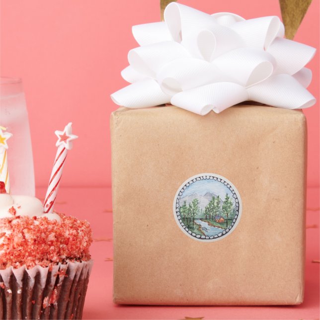 La nature est l'art de Dieu. stickers & autocollan (Fête)