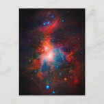 La Nebula Orion - Belle carte postale Astronomie<br><div class="desc">Carte postale astronomique avec une belle et colorée photographie infrarouge de la Nebula Orion,  l'Orion Nebula est une nébuleuse diffuse située dans la Voie Lactée,  au sud de la Ceinture d'Orion,  dans la constellation d'Orion. C'est l'une des nébuleuses les plus brillantes du ciel nocturne.</div>
