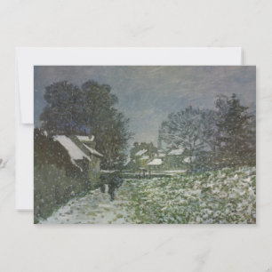 La neige à Argenteuil par Claude Monet