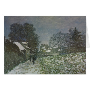 La neige à Argenteuil par Claude Monet