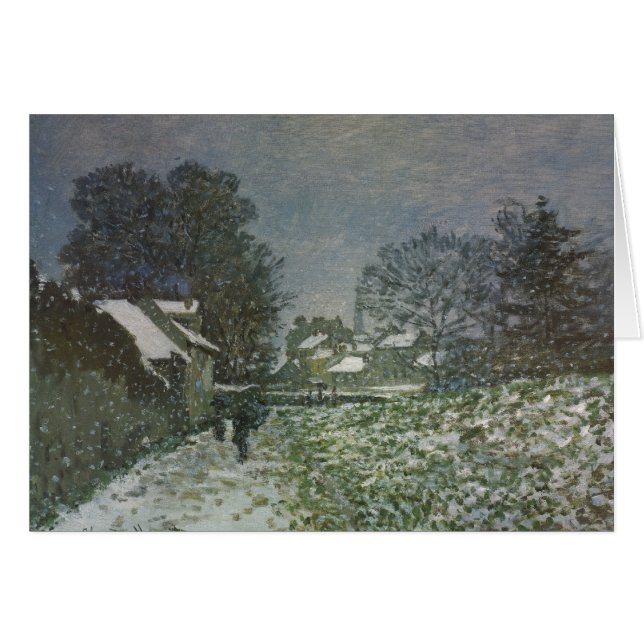 La neige à Argenteuil par Claude Monet (Devant horizontal)