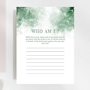 La neige en amour Fête des mariées Qui suis-je Jeu