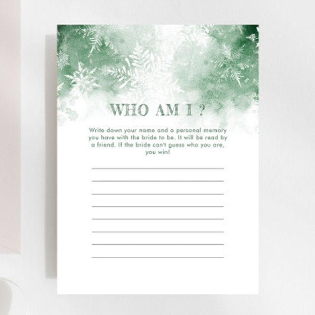 La neige en amour Fête des mariées Qui suis-je Jeu (Créateur téléchargé)