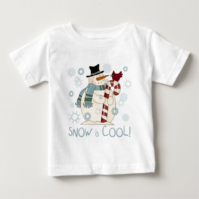 La neige est un cadeau et t-shirts de vacances Coo (Devant)