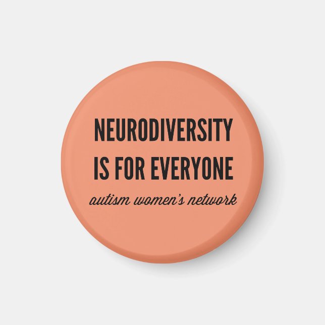 La neurodiversité est pour tout le monde Magnet (Devant)